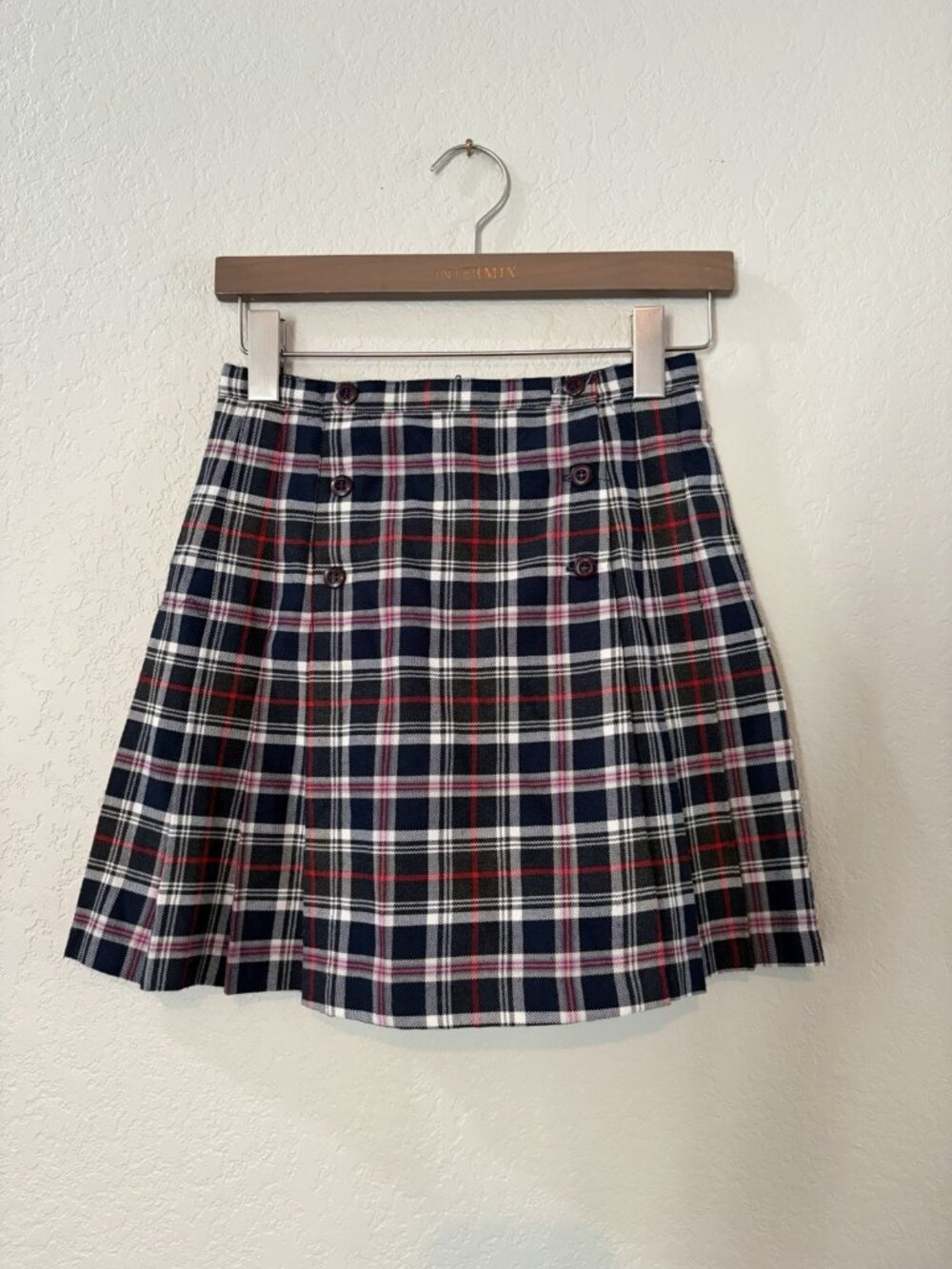 Vintage Limited Too Skirt Girls Mini Skort Preppy Plaid Academia Y2K Sz 14